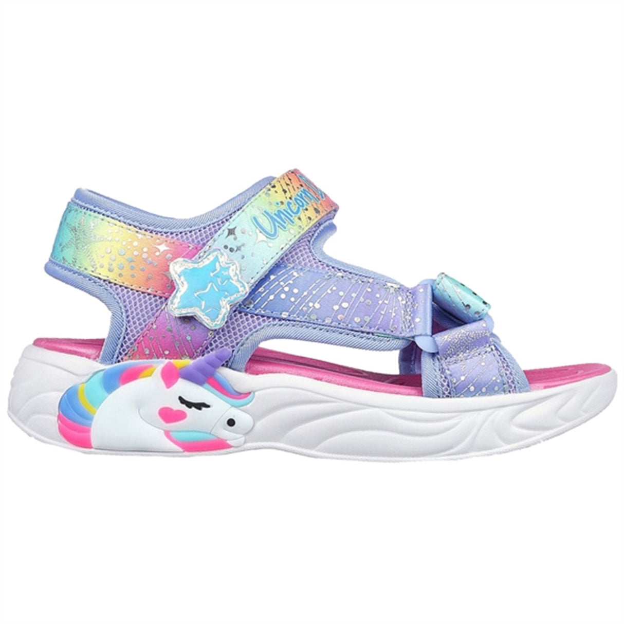 Skechers Unicorn Dreams Sandaler Blue Multi 3