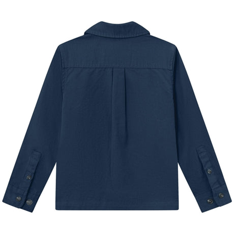 Les Deux Kids Dark Navy Jason Twill Overshirt 2