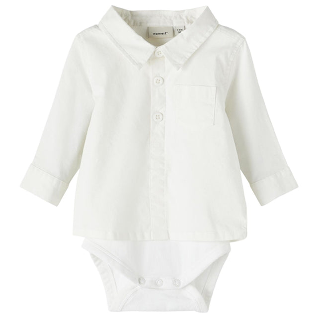 Name it Bright White Roah Skjorte Body