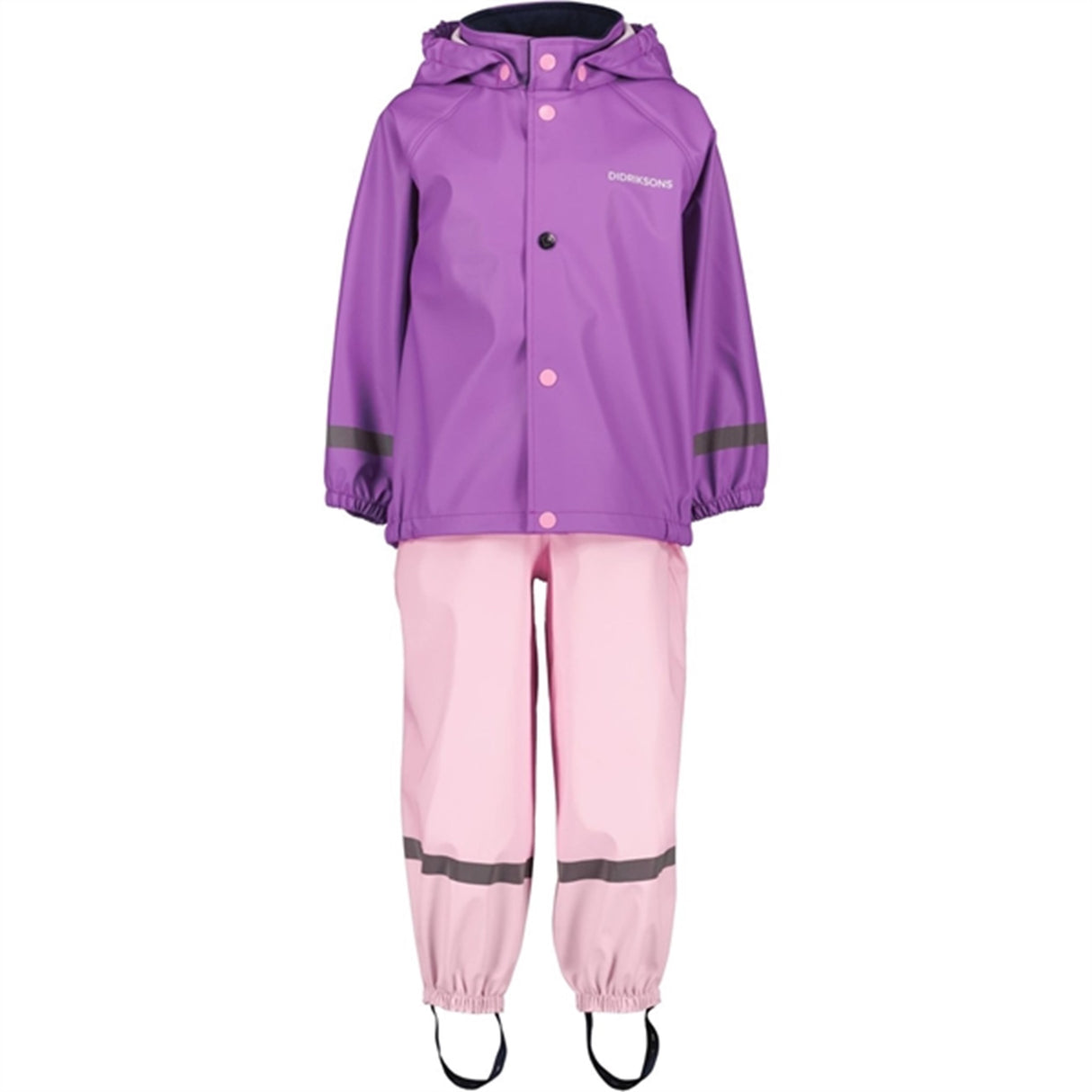 Didriksons Tulip Purple Slaskeman Kids Regntøj