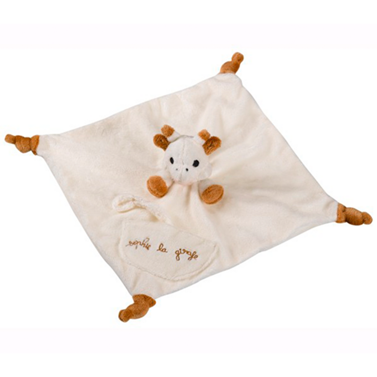 Sophie la Girafe Comforter w. Soother Holder