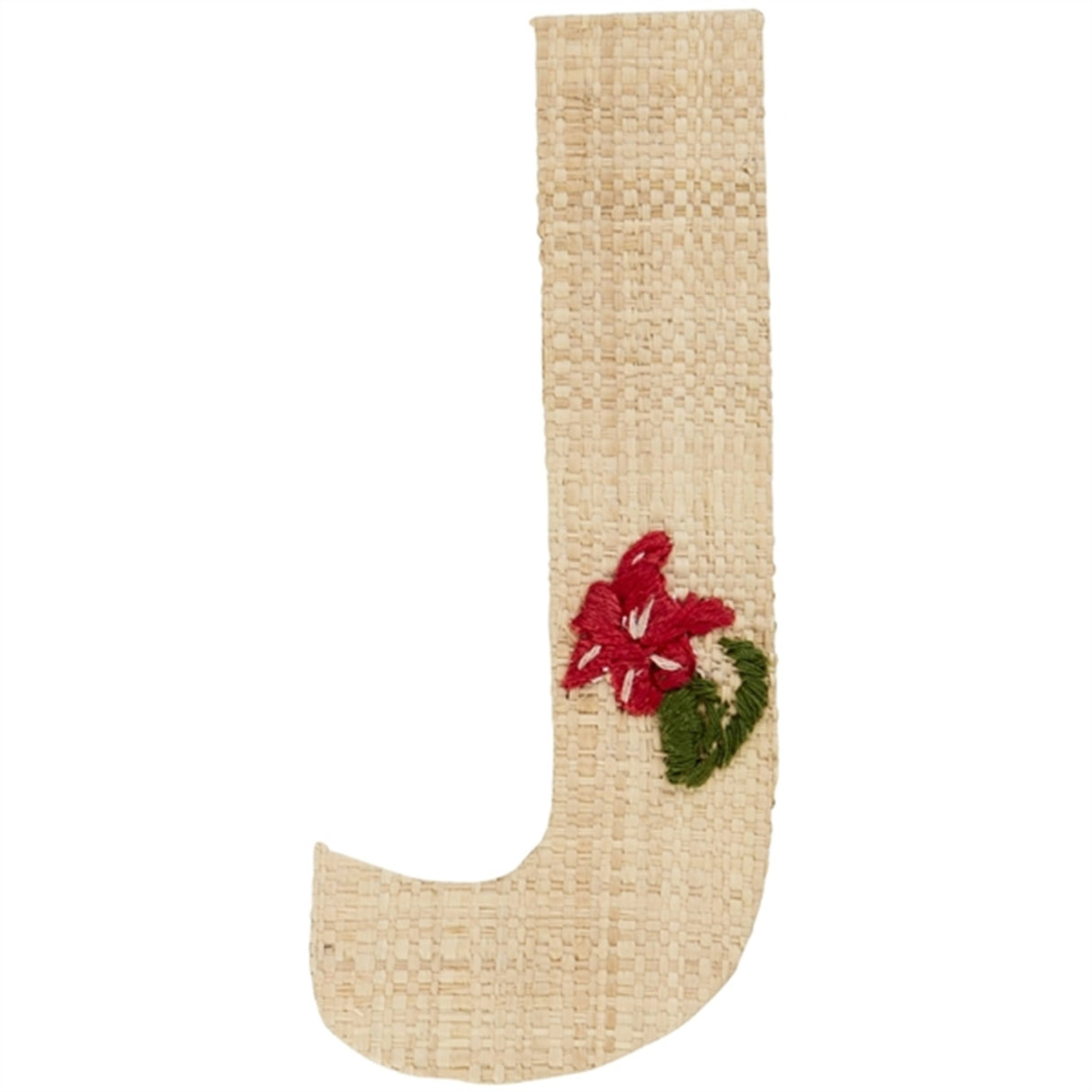 RICE Nature Raffie Klistermærke Bogstav Flowers & Animals