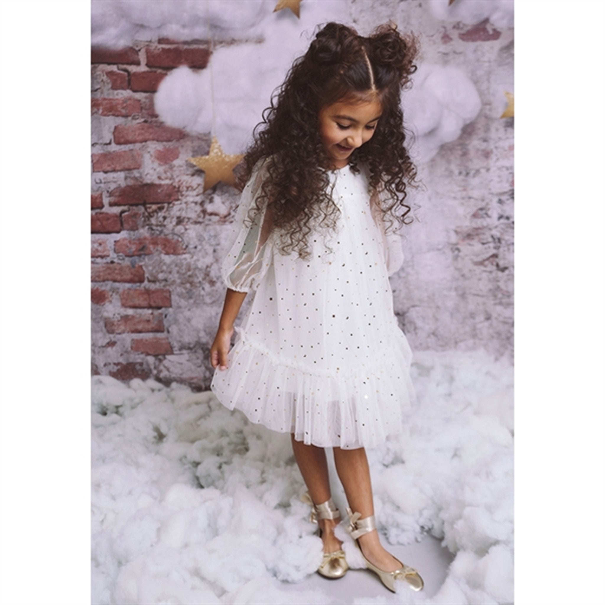 Dolly by Le Petit Tom Stars & Moon Empress Tulle Kjole Off White 3