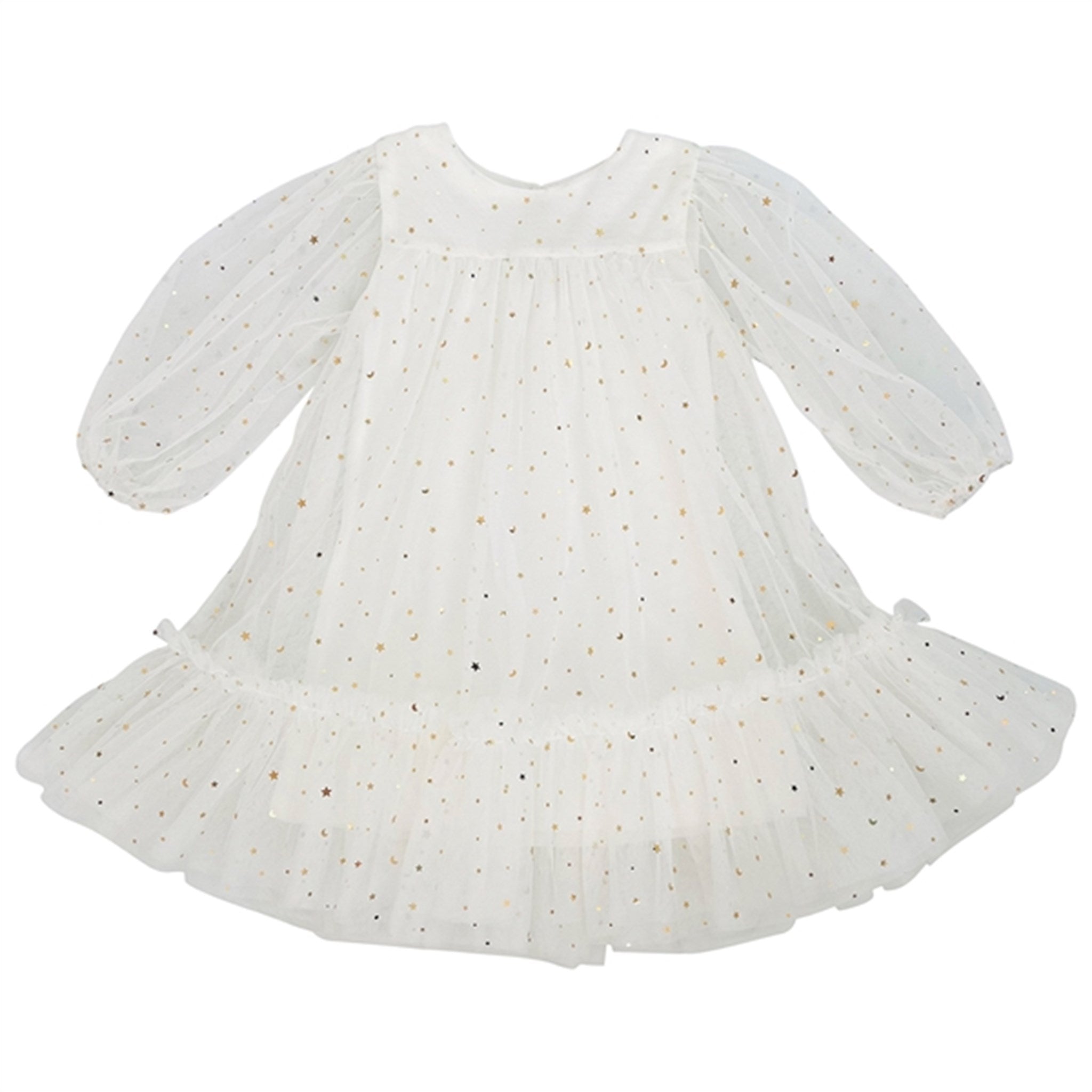 Dolly by Le Petit Tom Stars & Moon Empress Tulle Kjole Off White