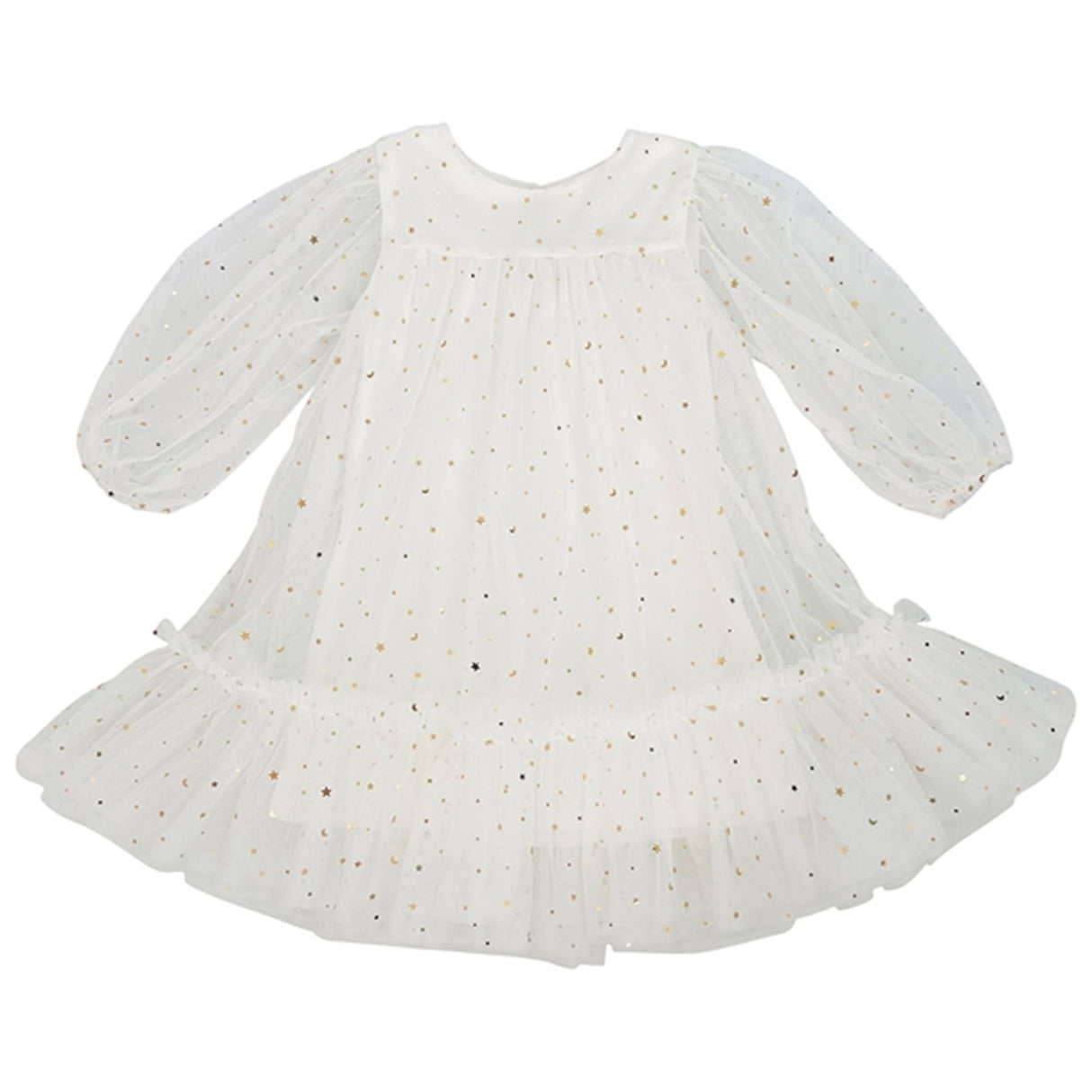 Dolly by Le Petit Tom Stars & Moon Empress Tulle Kjole Off White