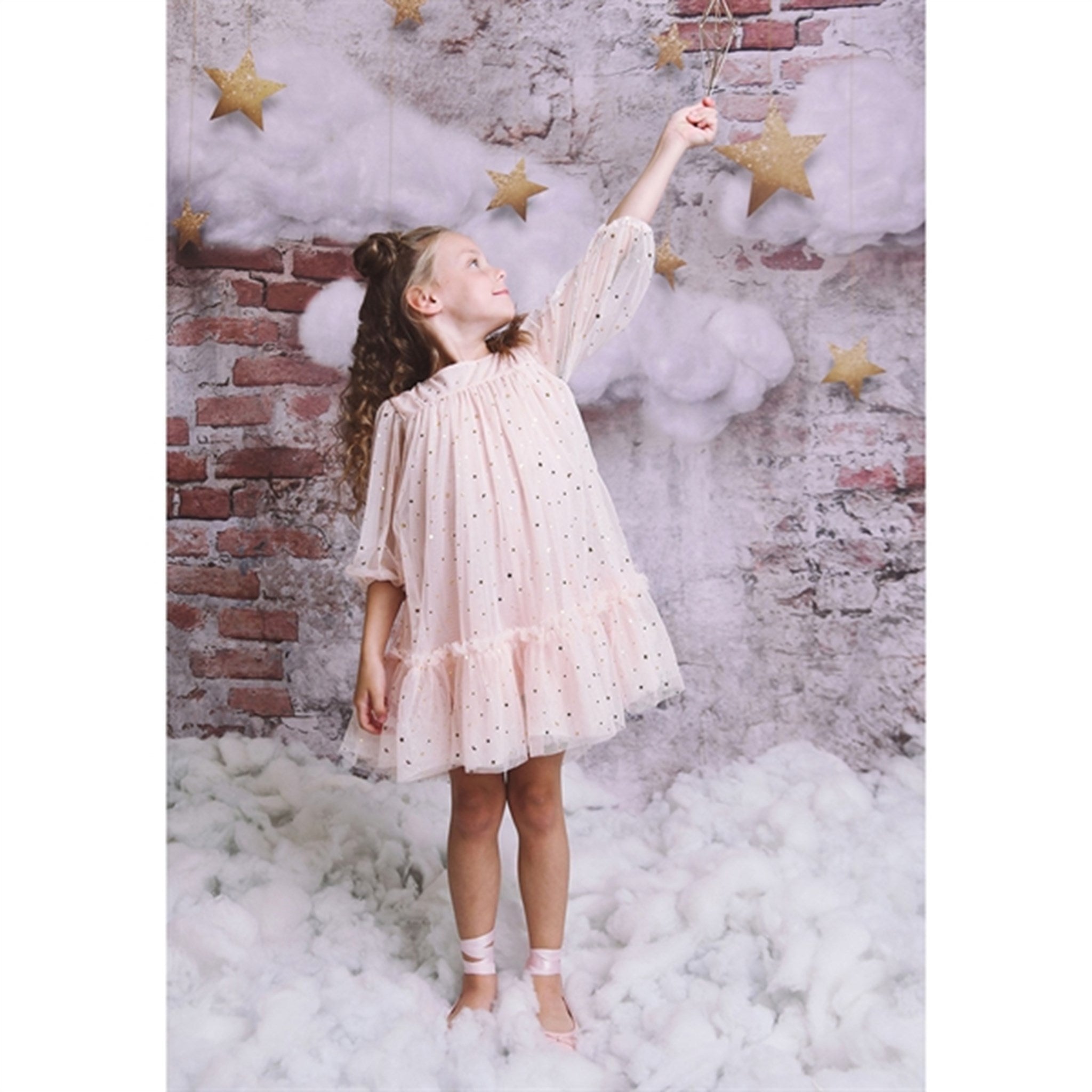 Dolly by Le Petit Tom Stars & Moon Empress Tulle Kjole Ballet Pink 3