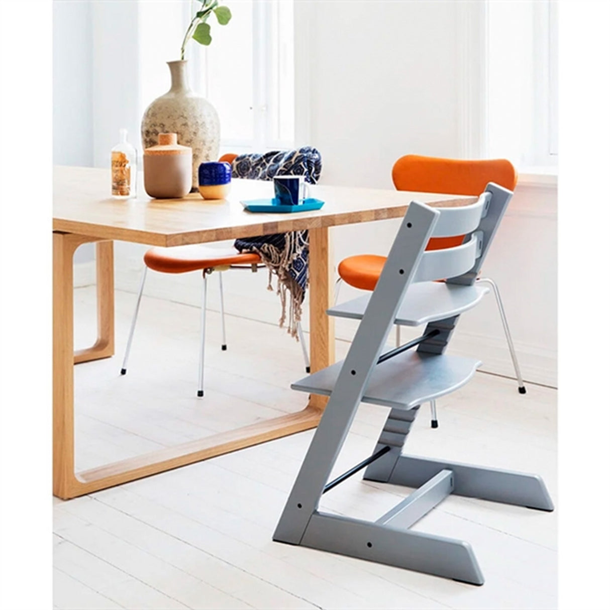 Tripp Trapp® Højstol Storm Grey inkl. Baby Set