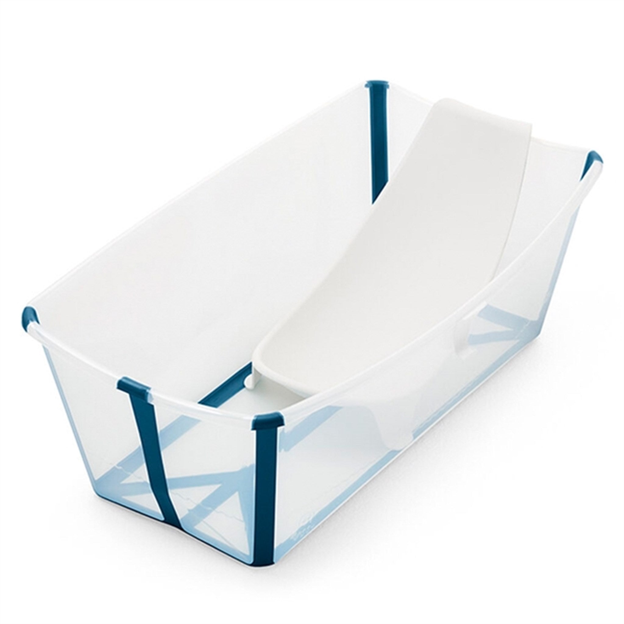 Stokke® Flexi Bath® Babybadekar m. Newborn Support Transparent Blue