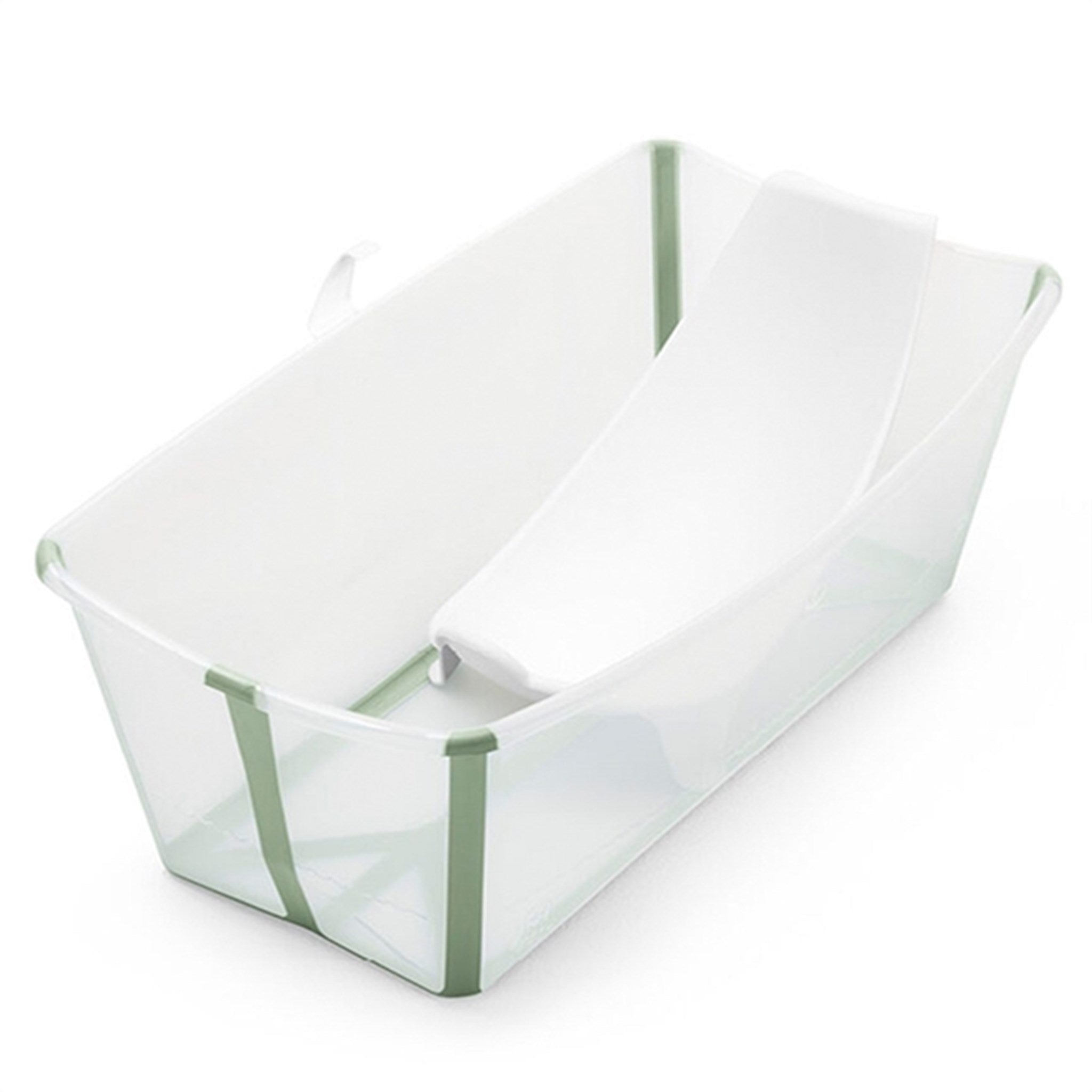 Stokke® Flexi Bath® Babybadekar m. Newborn Support Transparent Green