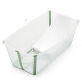 Stokke® Flexi Bath® Babybadekar m. Newborn Support Transparent Green