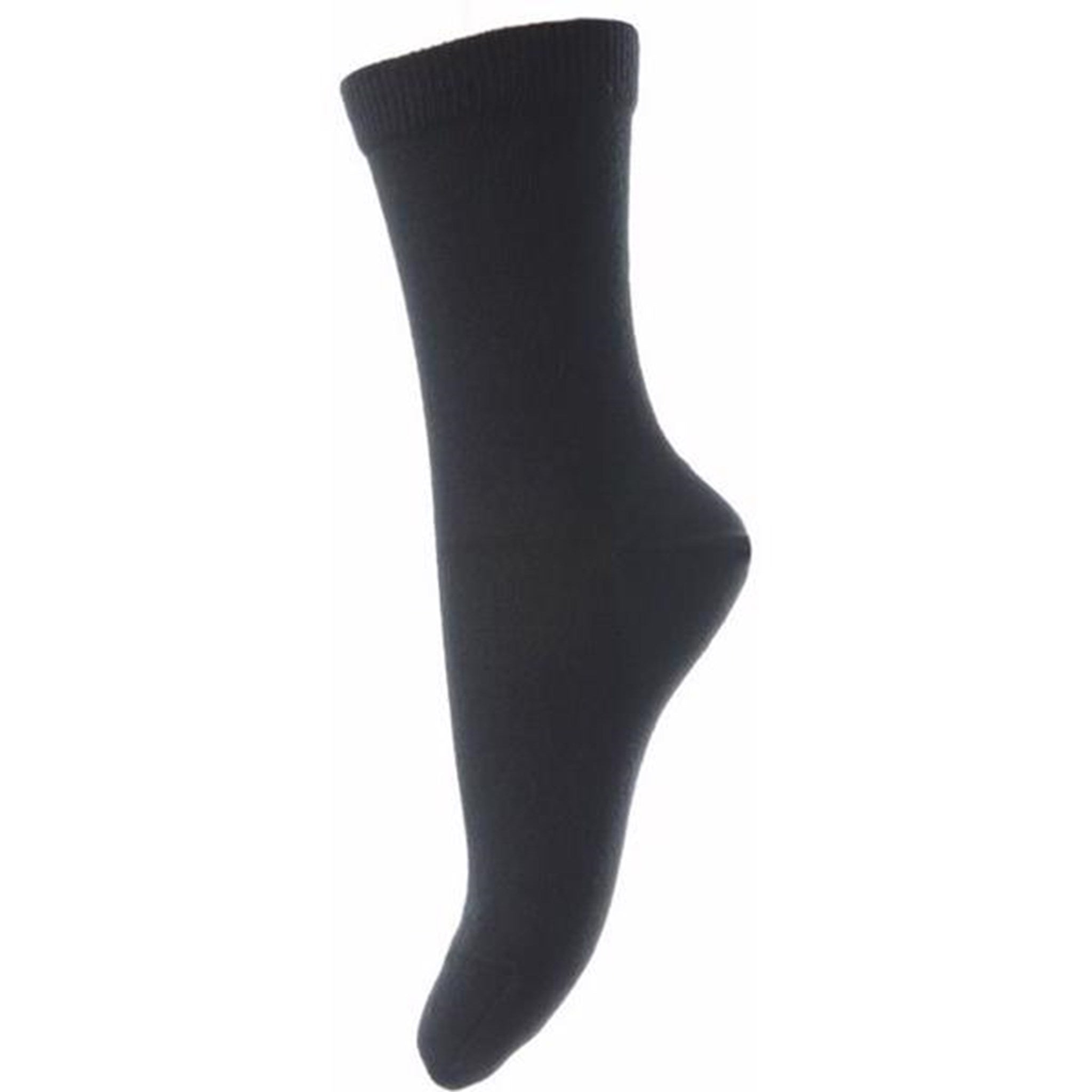 MP 700 Cotton Plain Socks 08 Black