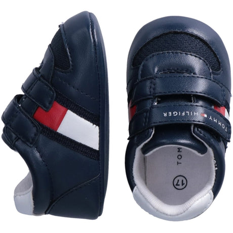 Tommy Hilfiger Flag Velcro Sko Blue/White