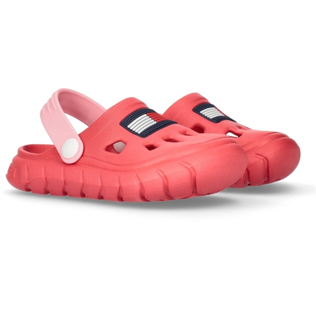 Tommy Hilfiger Flag Comfy Sandal Fuchsia/Pink 2