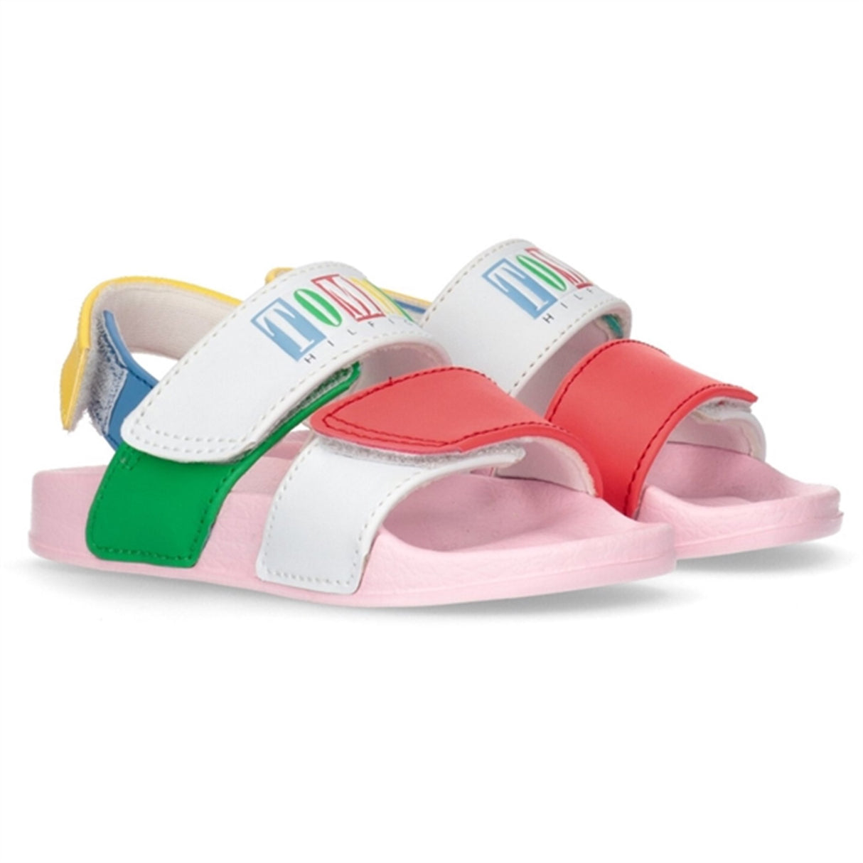 Tommy Hilfiger Logo Velcro Sandal White/Multi 2