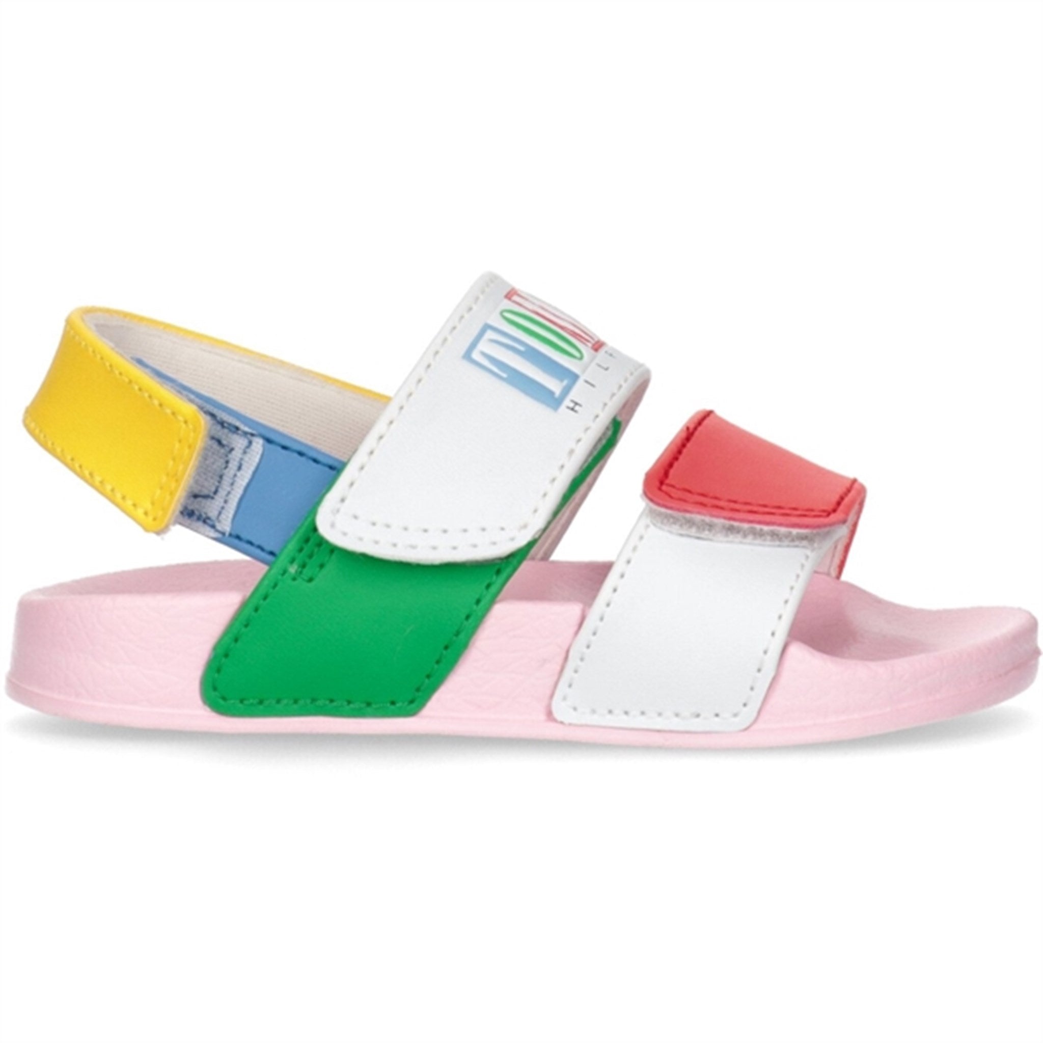 Tommy Hilfiger Logo Velcro Sandal White/Multi 3