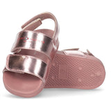 Tommy Hilfiger Logo Velcro Sandal Rose Gold