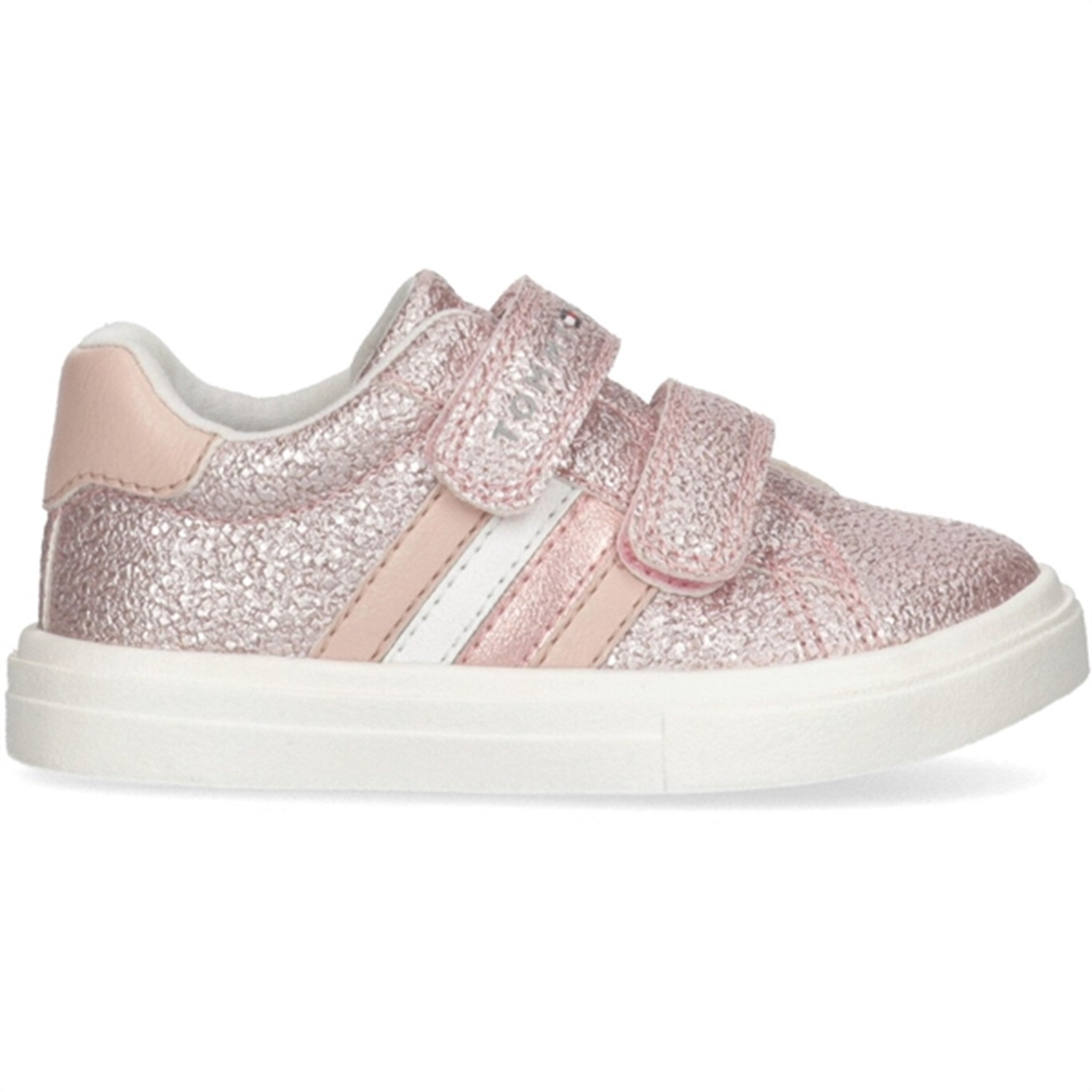 Tommy Hilfiger Stripes Low Cut Velcro Sneakers Pink 4