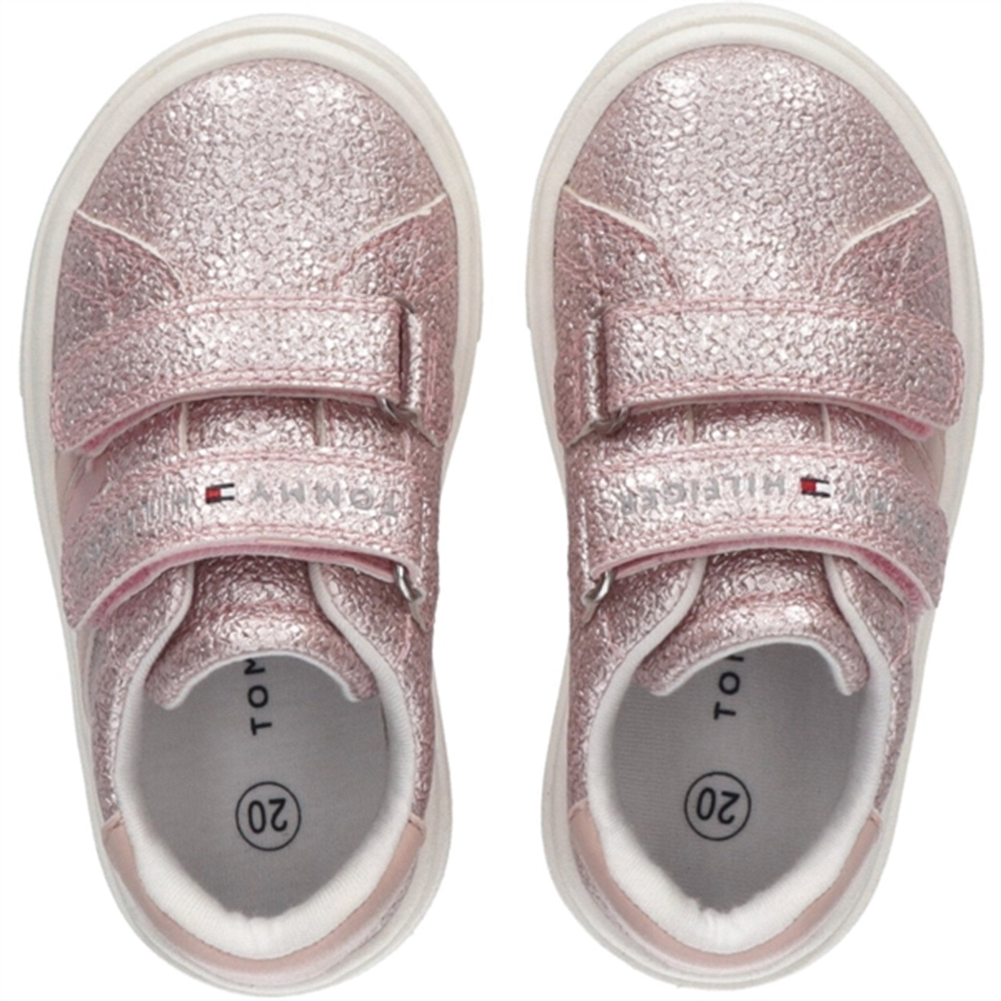 Tommy Hilfiger Stripes Low Cut Velcro Sneakers Pink