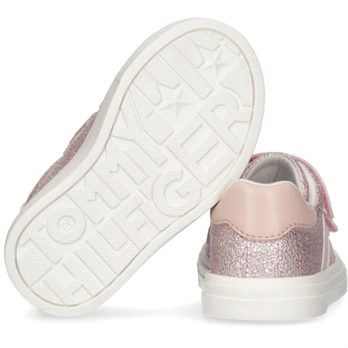 Tommy Hilfiger Stripes Low Cut Velcro Sneakers Pink