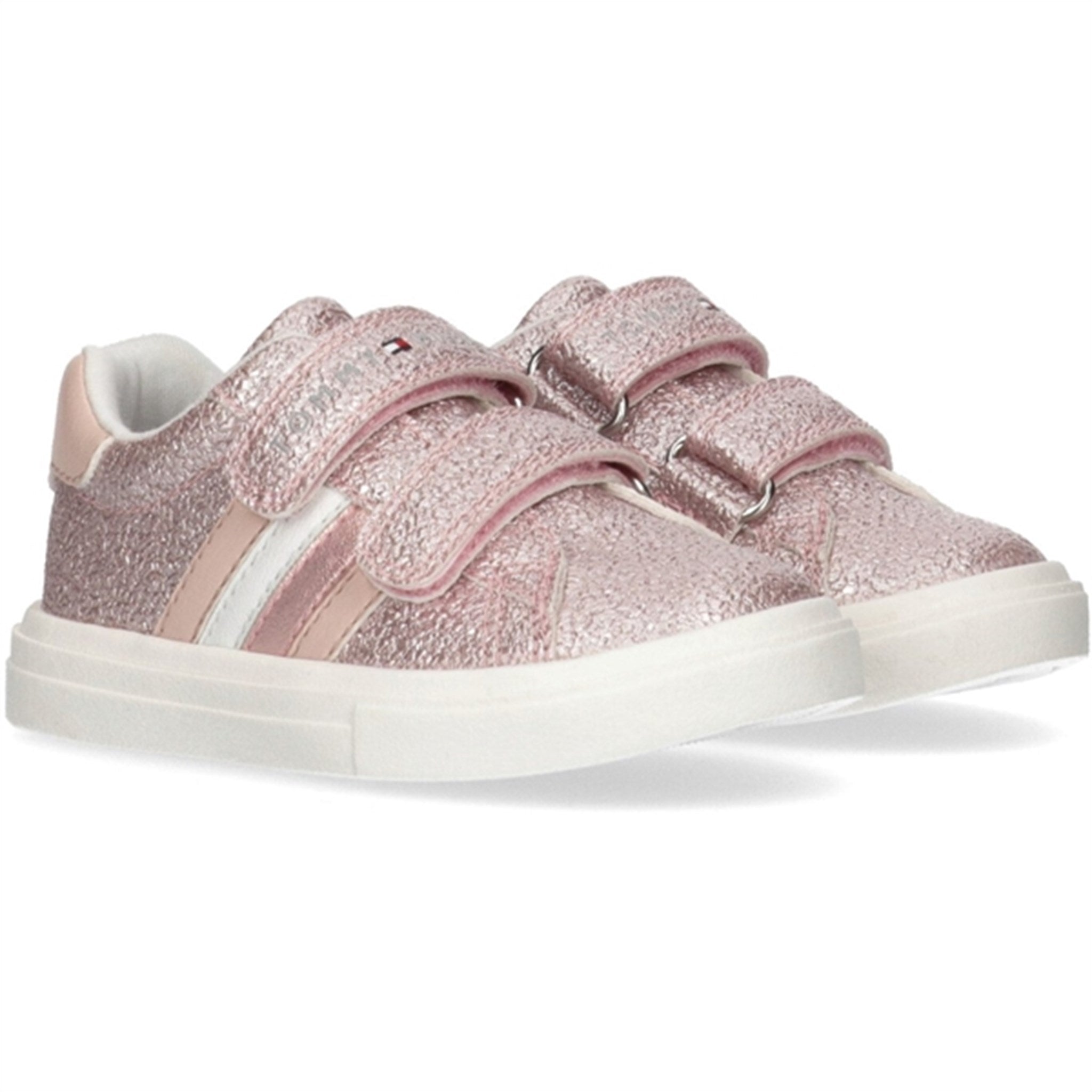 Tommy Hilfiger Stripes Low Cut Velcro Sneakers Pink 3