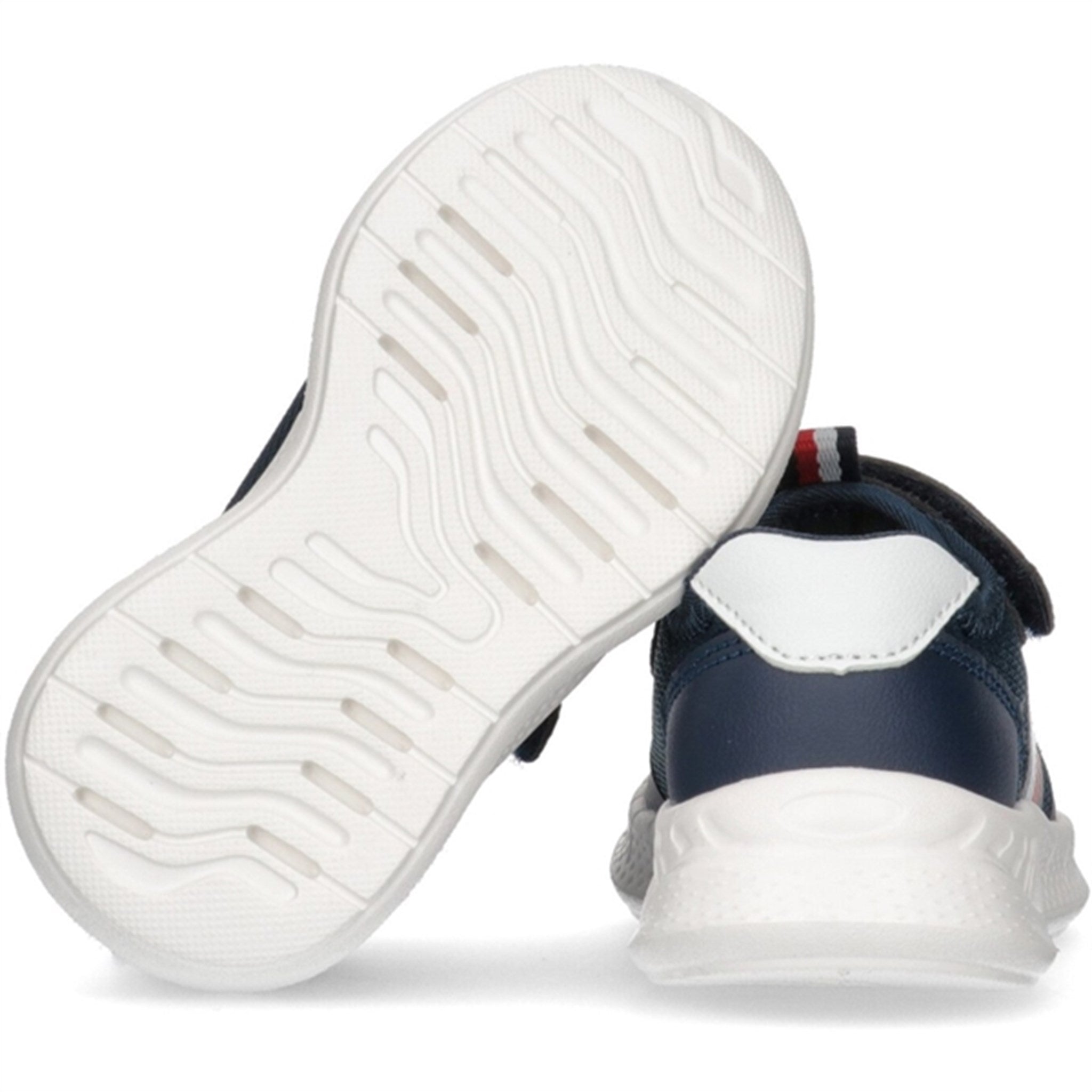 Tommy Hilfiger Stripes Low Cut Lace-up Velcro Sneaker Blue/White 5