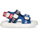 Tommy Hilfiger Logo Velcro Sandal Royal/Blue/Red 3