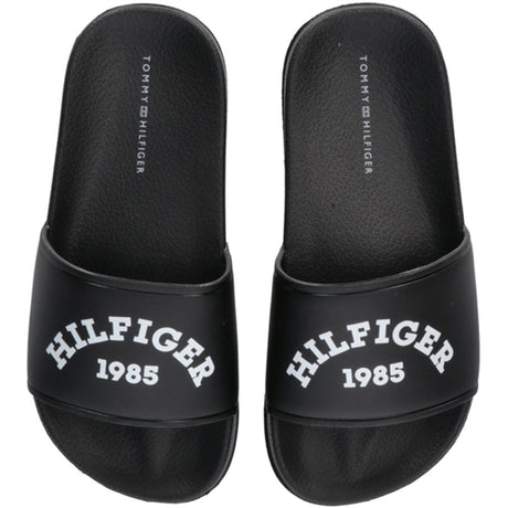 Tommy Hilfiger Logo Pool Slide Black 2