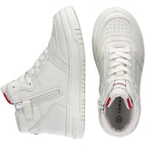 Tommy Hilfiger High Top Lace-Up Sneaker Off White