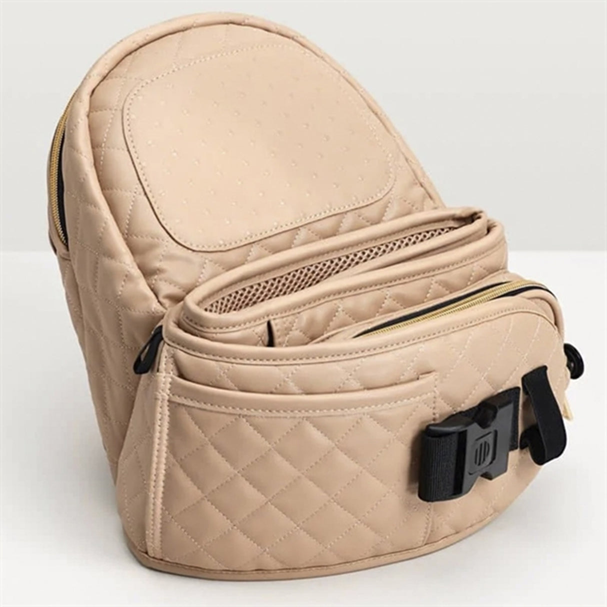 Tushbaby V2 Hip Carrier Vegan Leather Sand 6