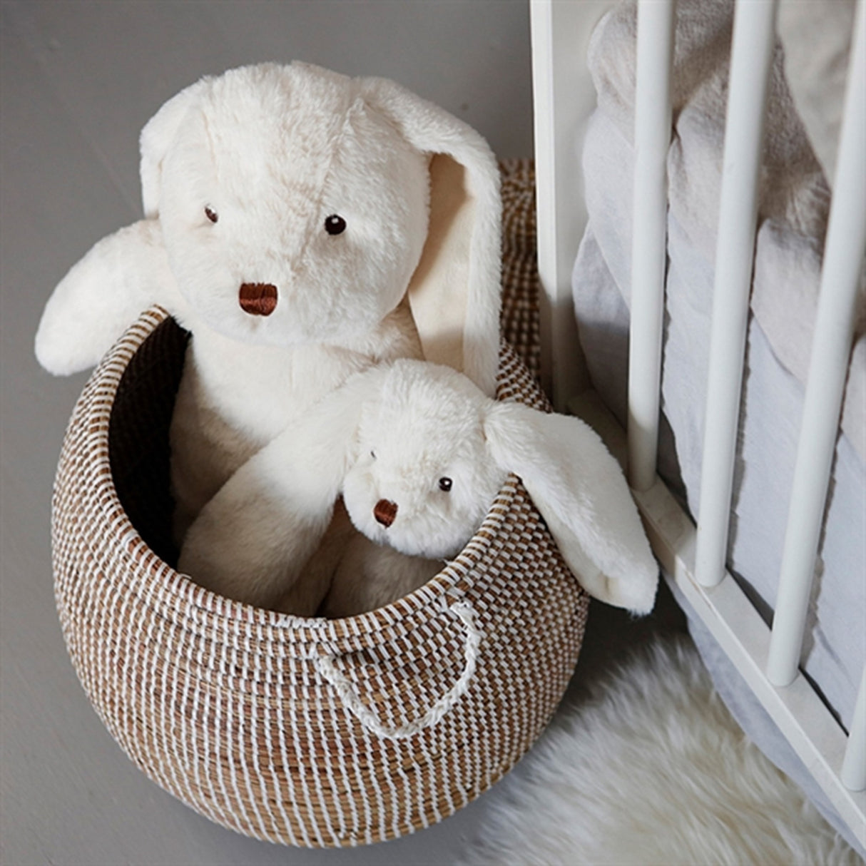 Teddykompaniet EcoFriends Bunnies Svea Creme 45 cm