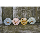 Bibs Colour Latex Sutter 2-pak Rund Tie Dye Blush Ivory