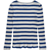 THE NEW White Swan/Limoges Striped Bluse 4