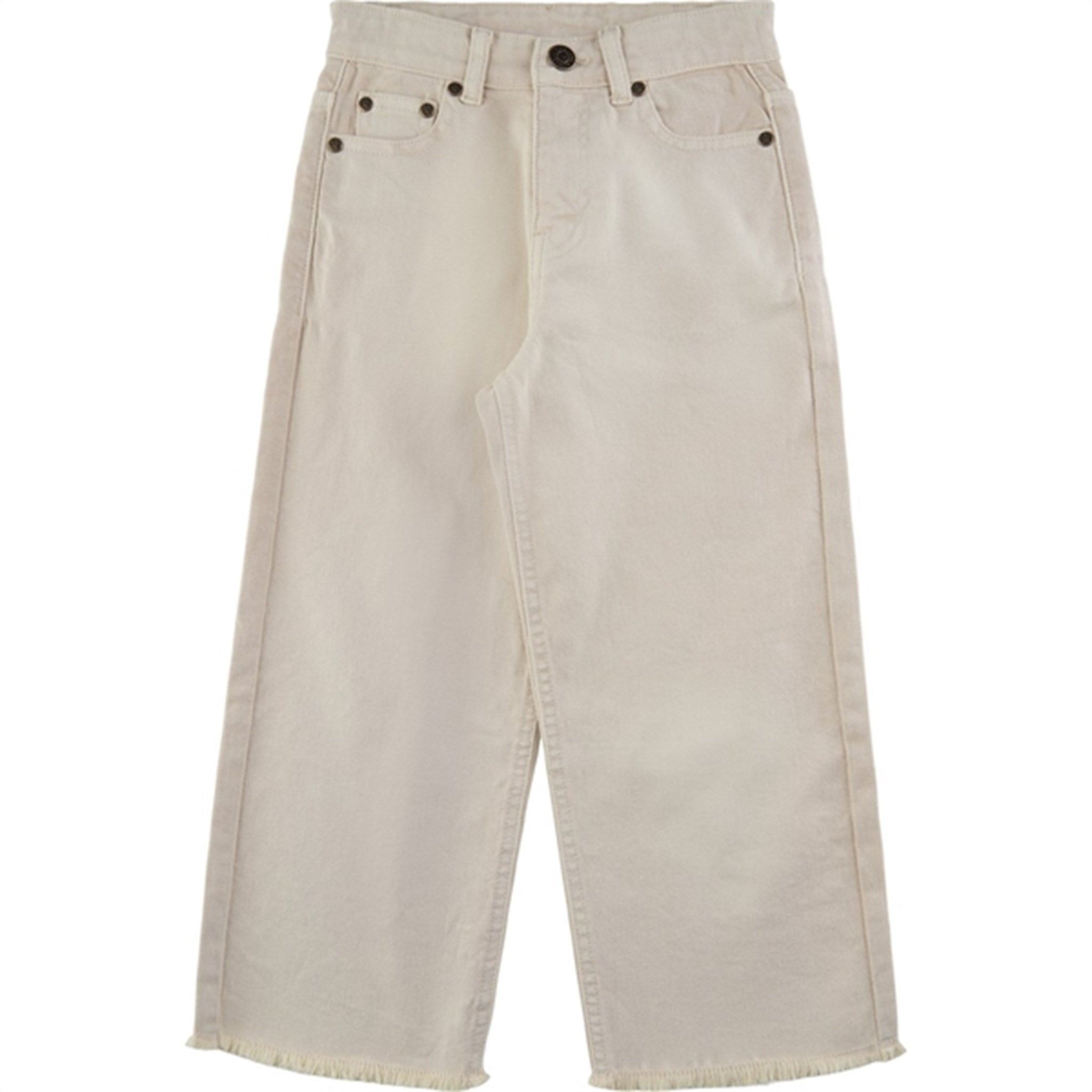 THE NEW White Swan Favela Wide Cropped Jeans