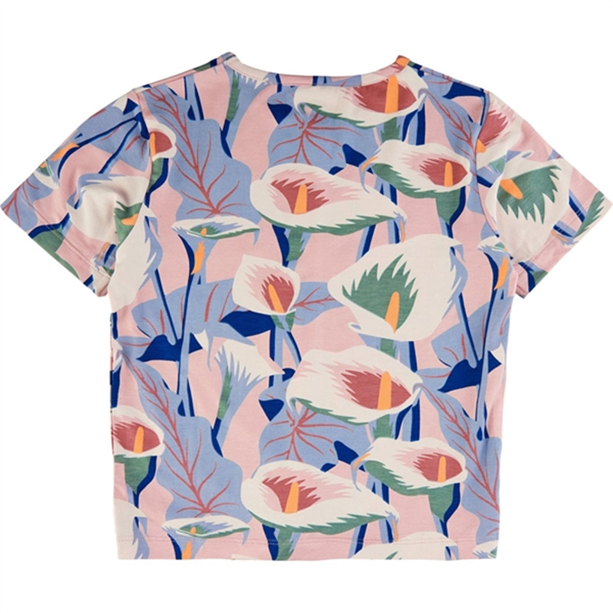 THE NEW Peach Beige Flower AOP Gwyneth T-shirt 5