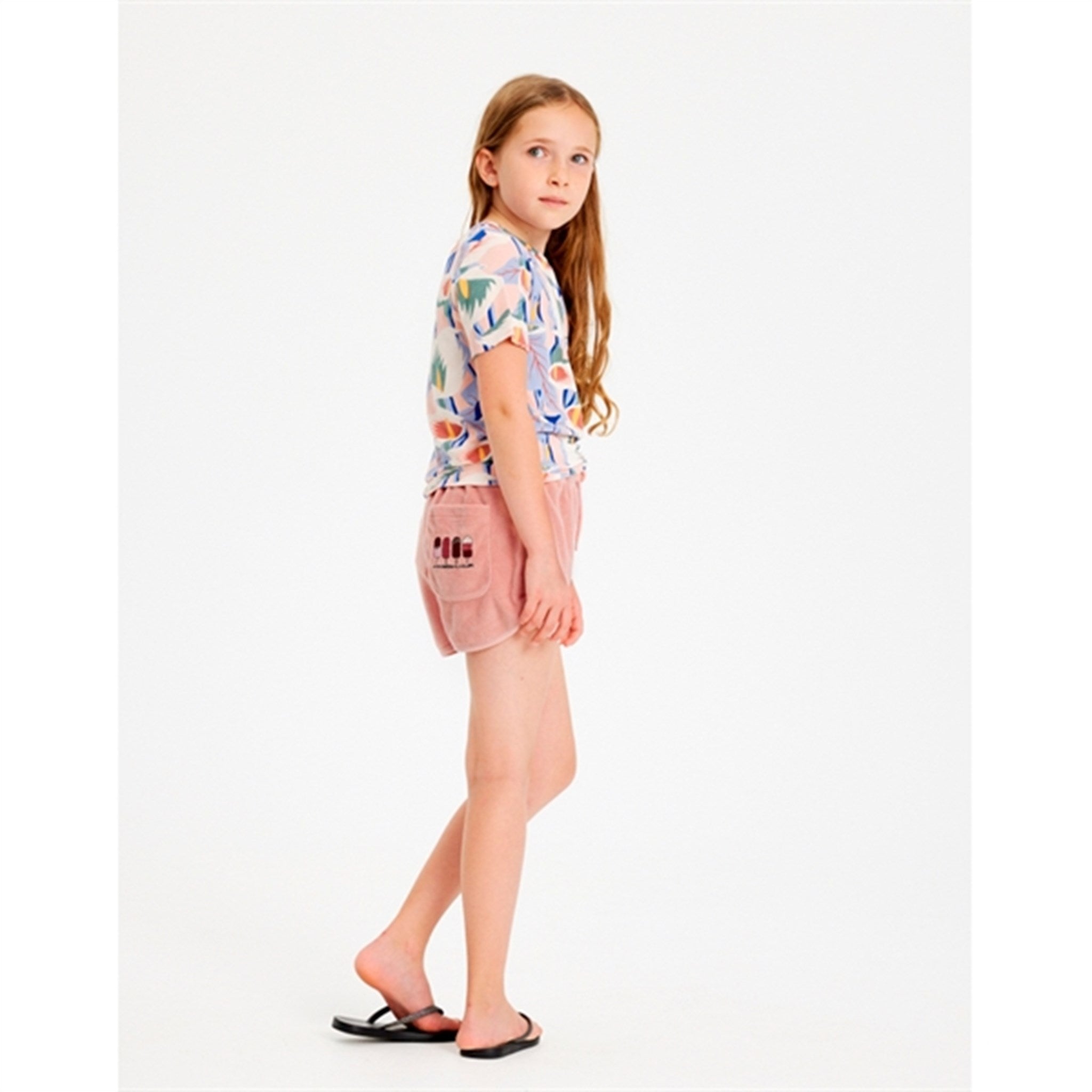 THE NEW Peach Beige Gladys Terry Shorts 3