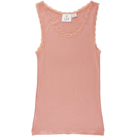 THE NEW Peach Beige Olace Tanktop