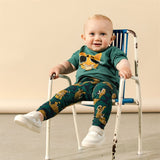 The New Siblings Navy Blazer Caleb Leggings
