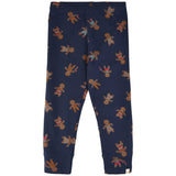 THE NEW Siblings Navy Blazer Ginger Aop Holiday Leggings