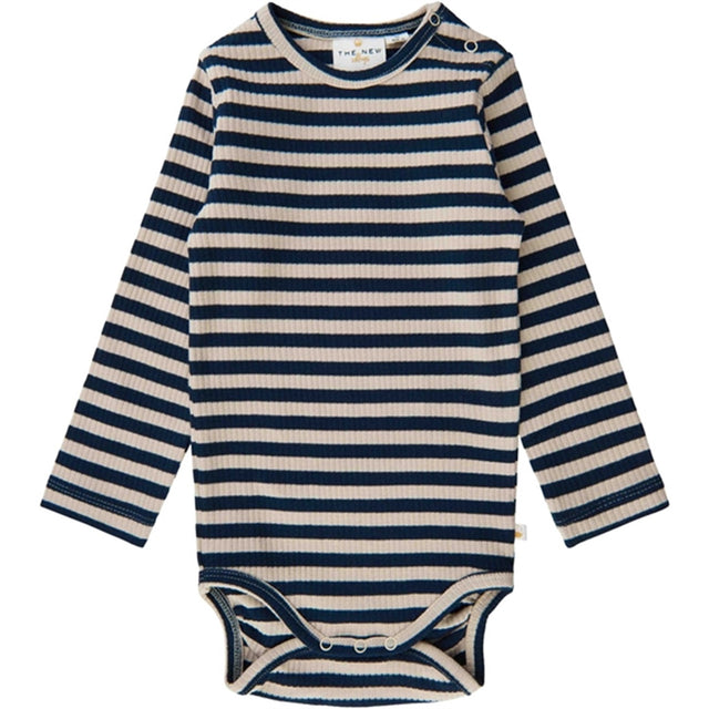 THE NEW Siblings Navy Blazer Finn Rib Body