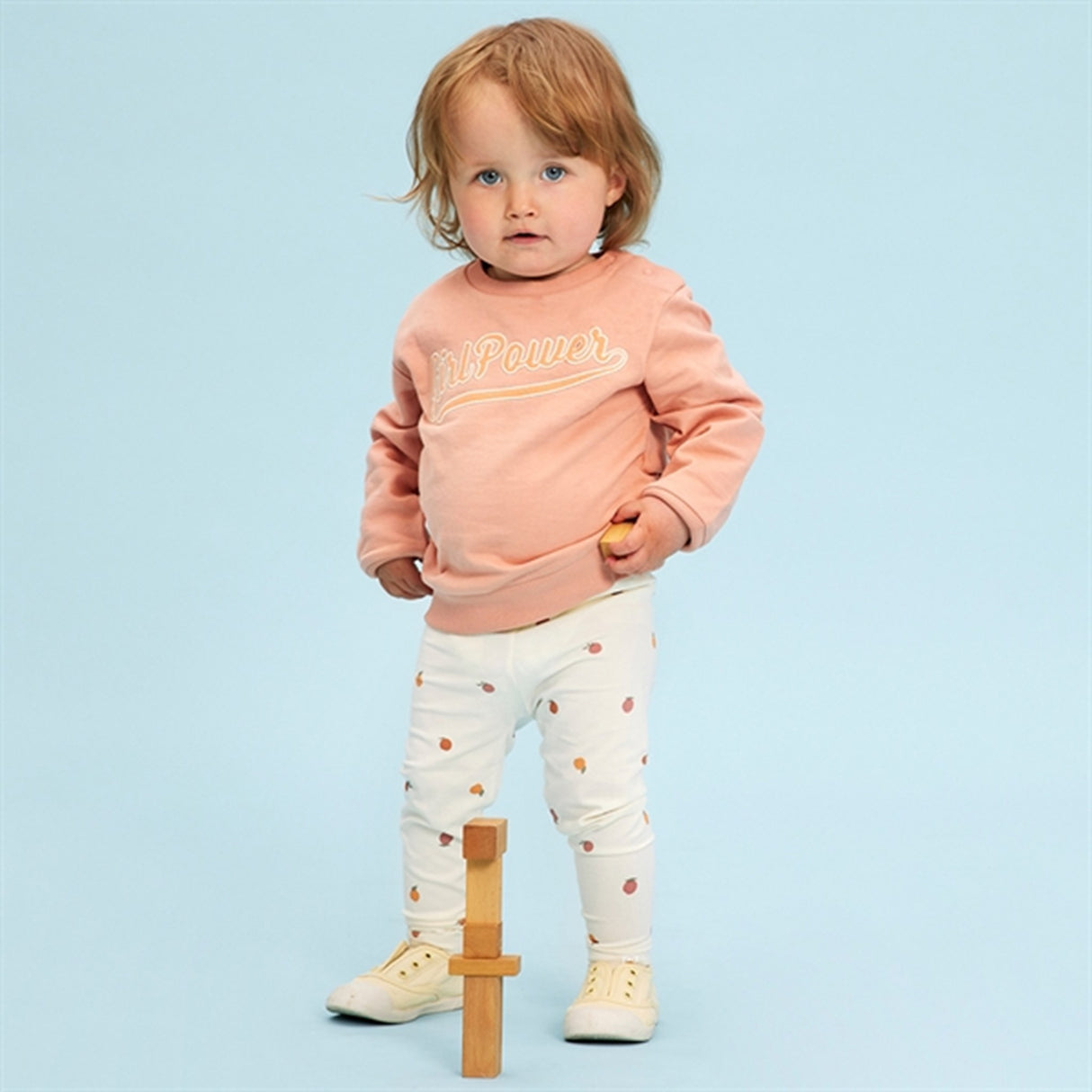 THE NEW Siblings Peach Beige Fala Sweatshirt 3