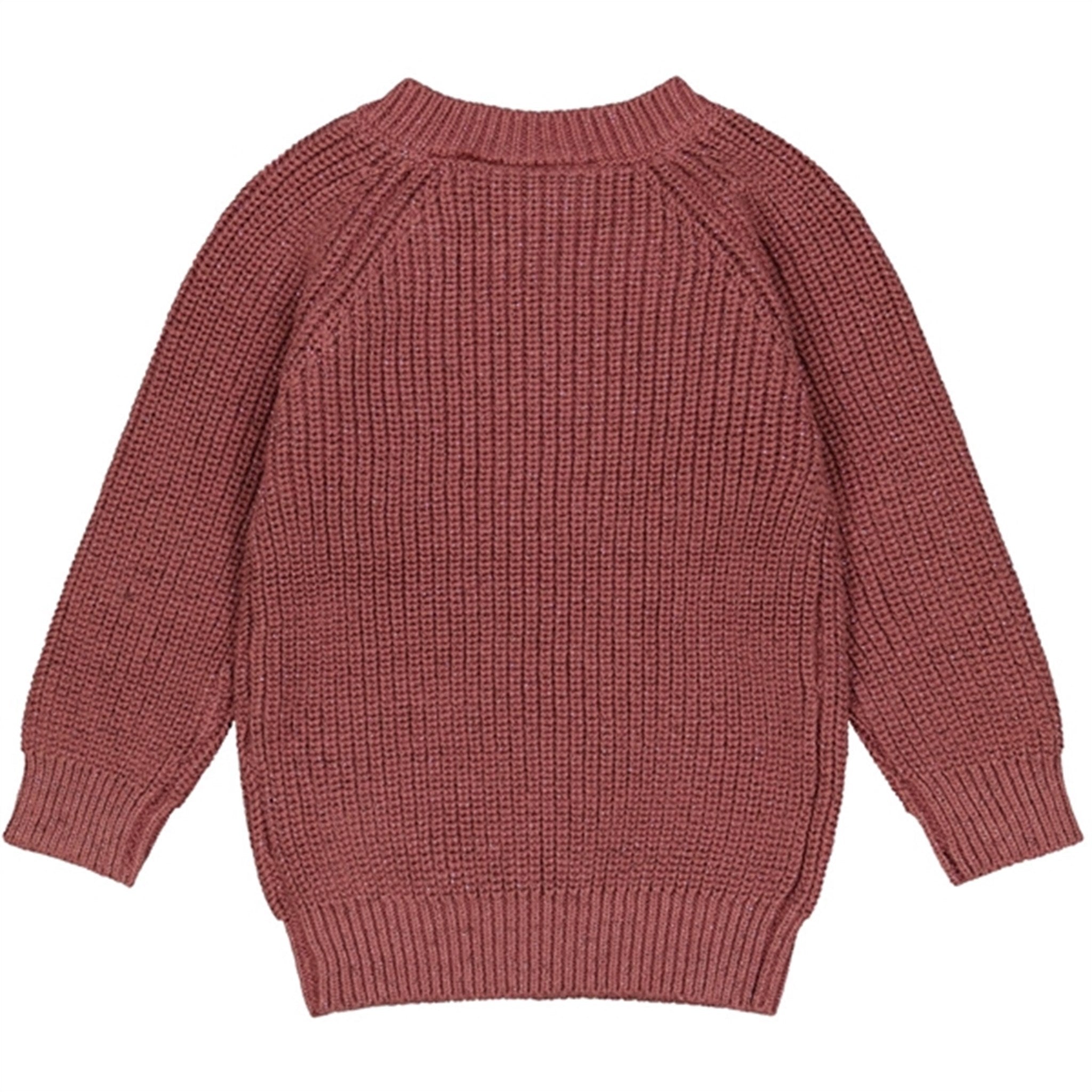 THE NEW Siblings Rose Brown Heather Glitter Pullover 2