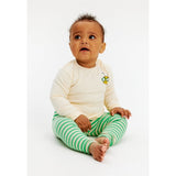 The NEW Siblings Bright Green Finn Rib Leggings 2