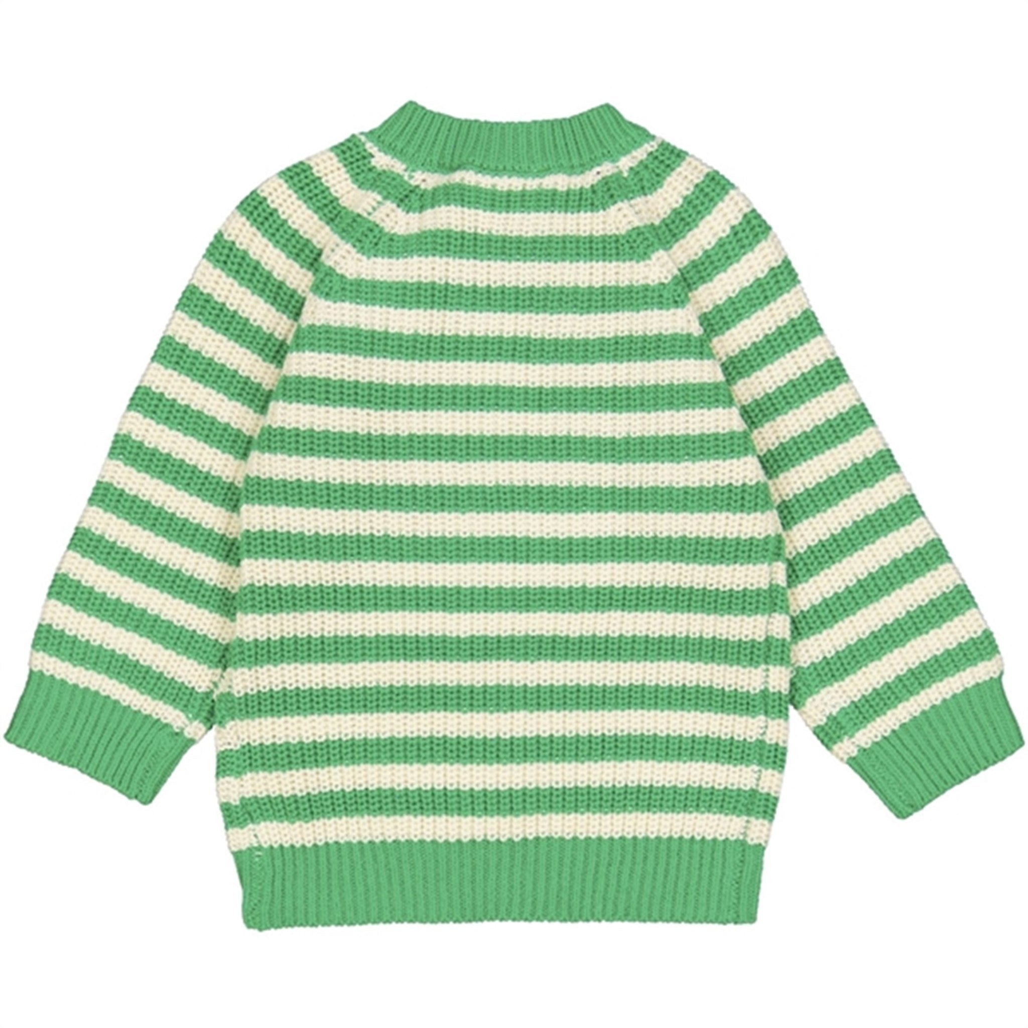 THE NEW Siblings Bright Green Ilfred Strik Sweater 5