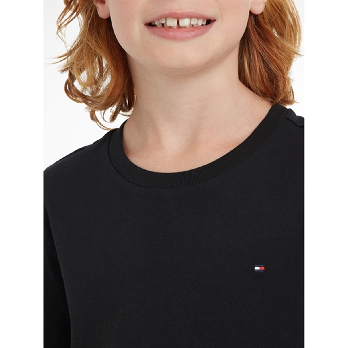 Tommy Hilfiger Boys Basic CN Bluse Meteorite