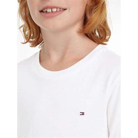 Tommy Hilfiger Boys Basic CN Bluse Bright White