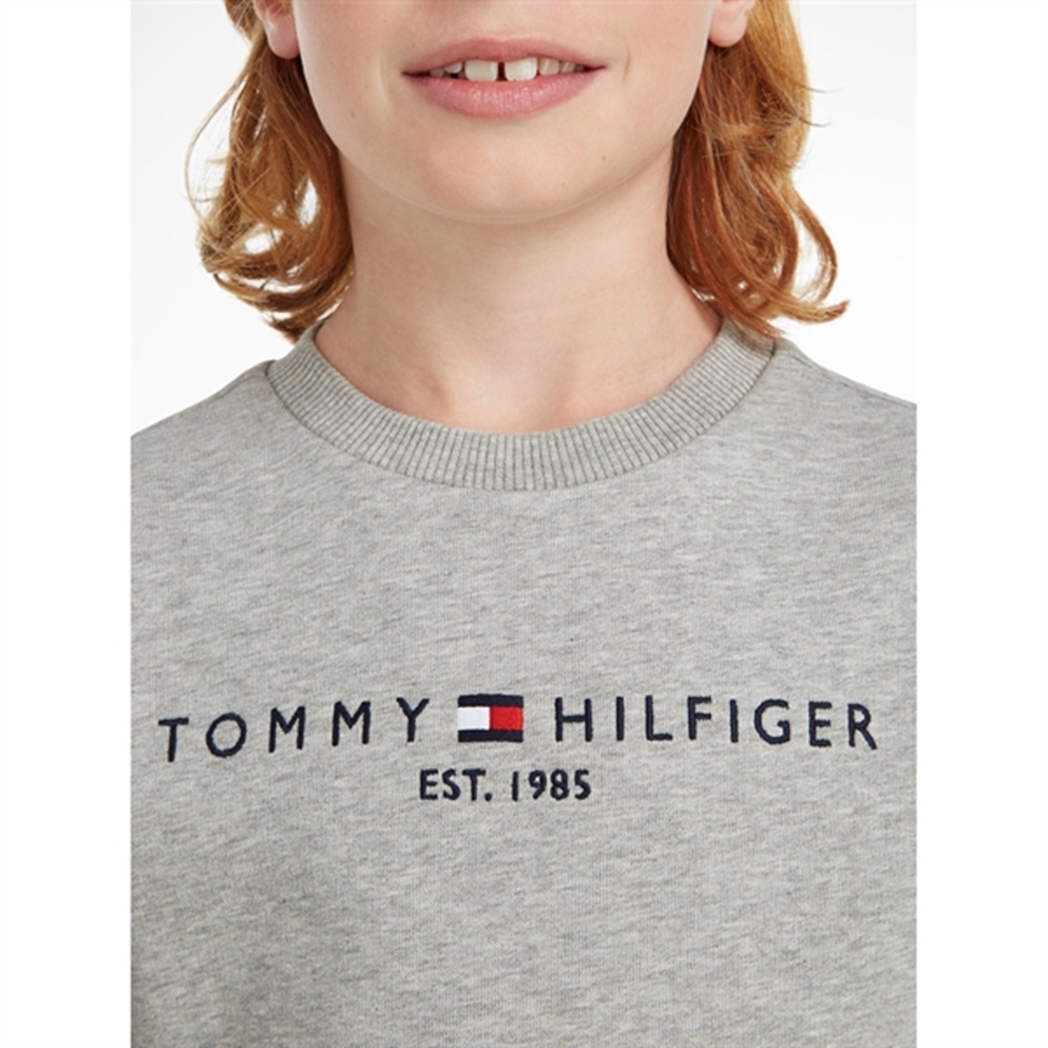 Tommy Hilfiger Essential Sweatshirt Light Grey Heather 5