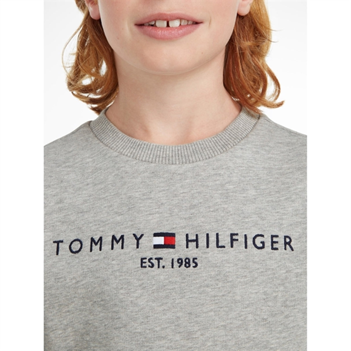 Tommy Hilfiger Essential Sweatshirt Light Grey Heather