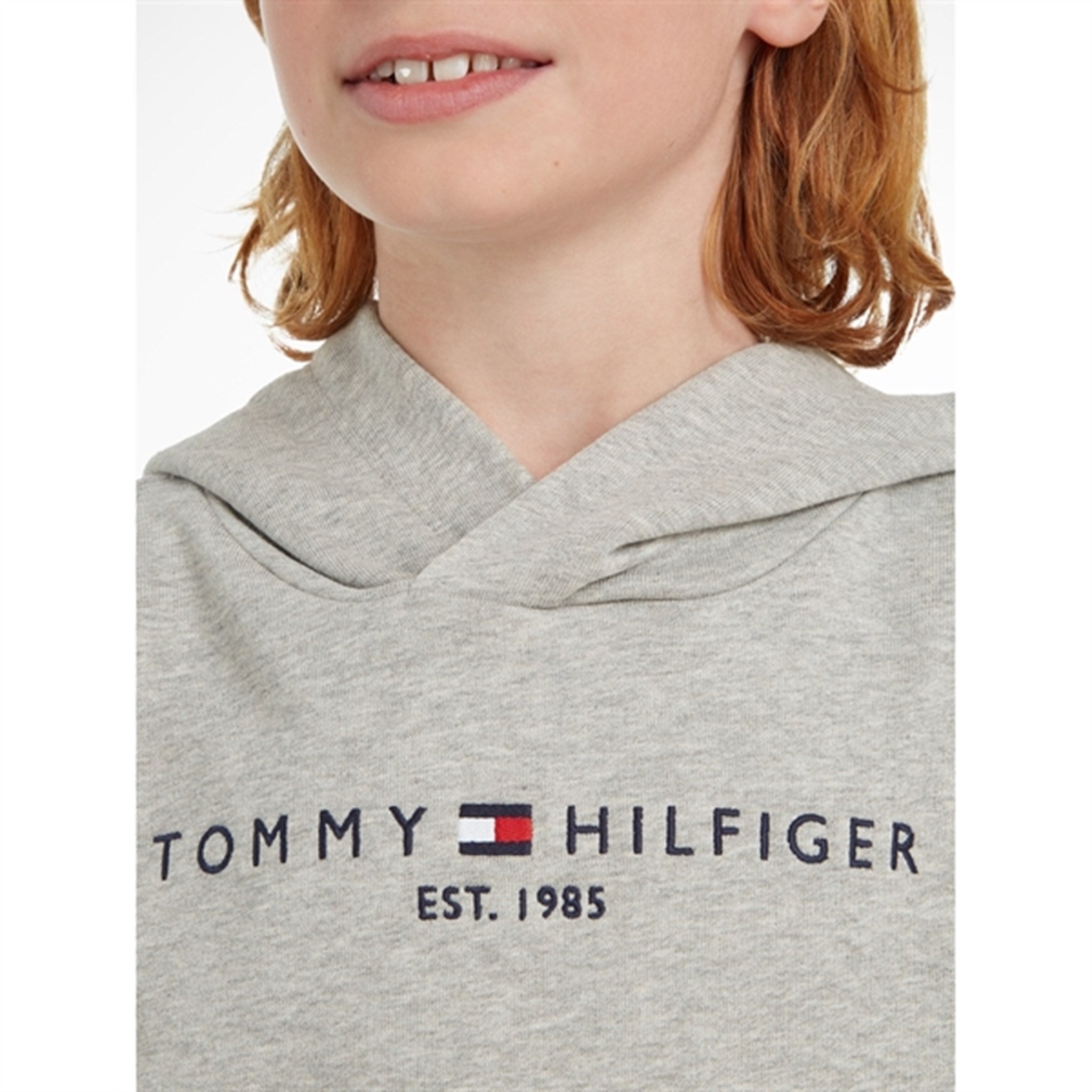 Tommy Hilfiger Essential Hoodie Light Grey Heather 7