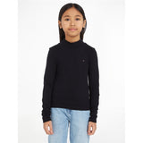 Tommy Hilfiger Stripe Mock Bluse Black / Desert Sky Stripe