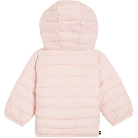 Tommy Hilfiger Baby Monotype Tape Puffer Jakke Pink Crystal 2